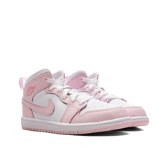 Air Jordan 1 Mid PS Pink Foam White Fire Red