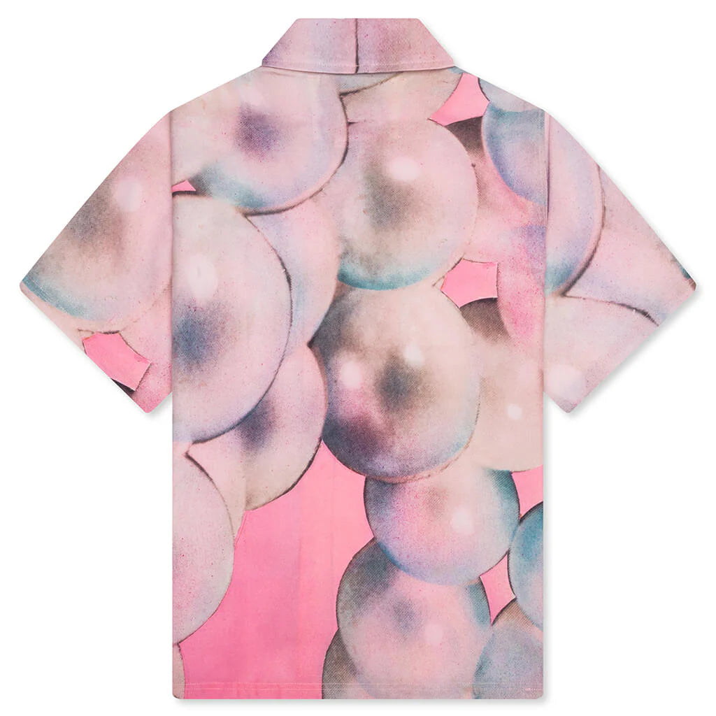 Pearl Button Up Pink