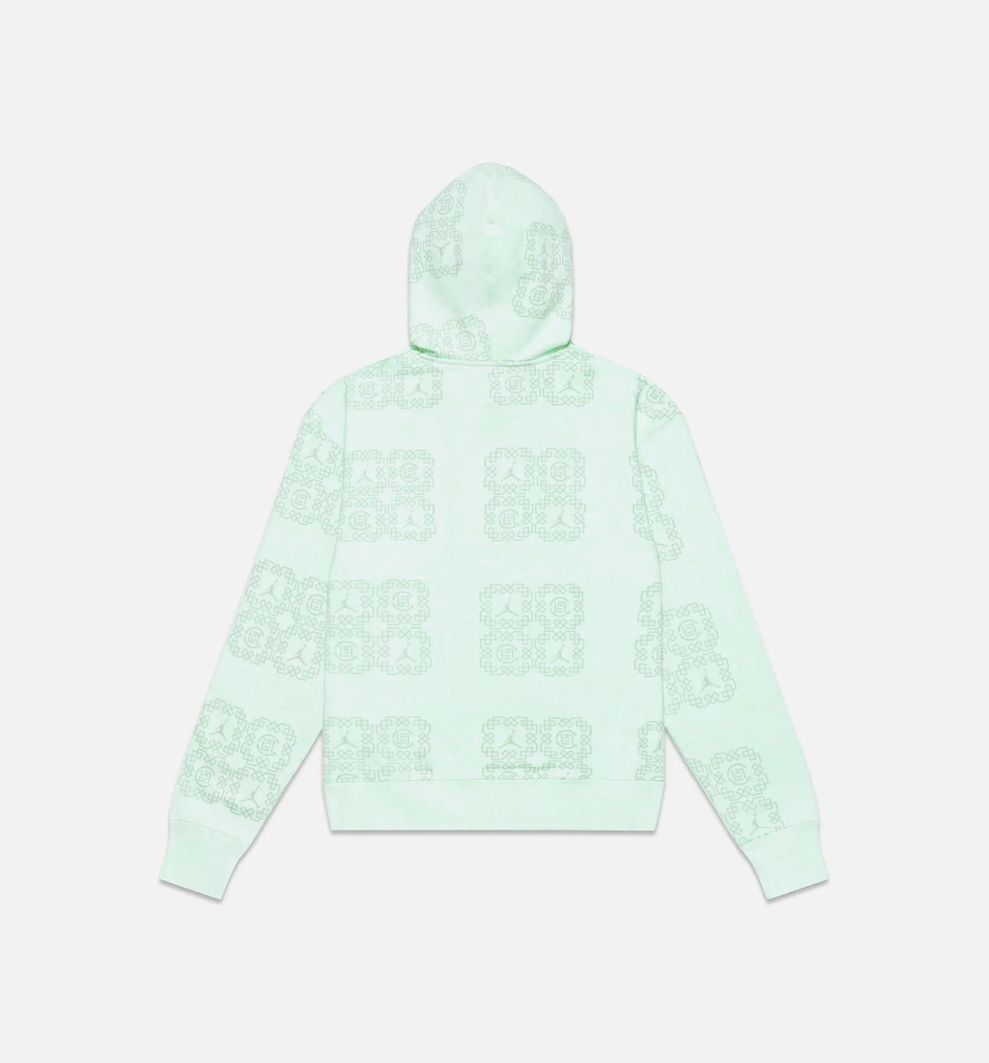 Jordan x CLOT AOP Fleece Hoodie Mens Hoodie Green