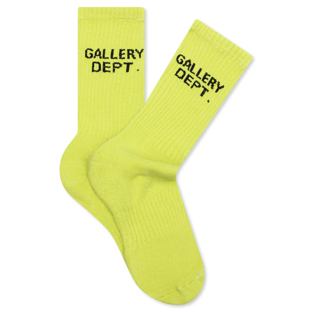 Clean Socks Lime Green