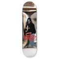 Pleasures x Zero Reaper Skate Deck Silver