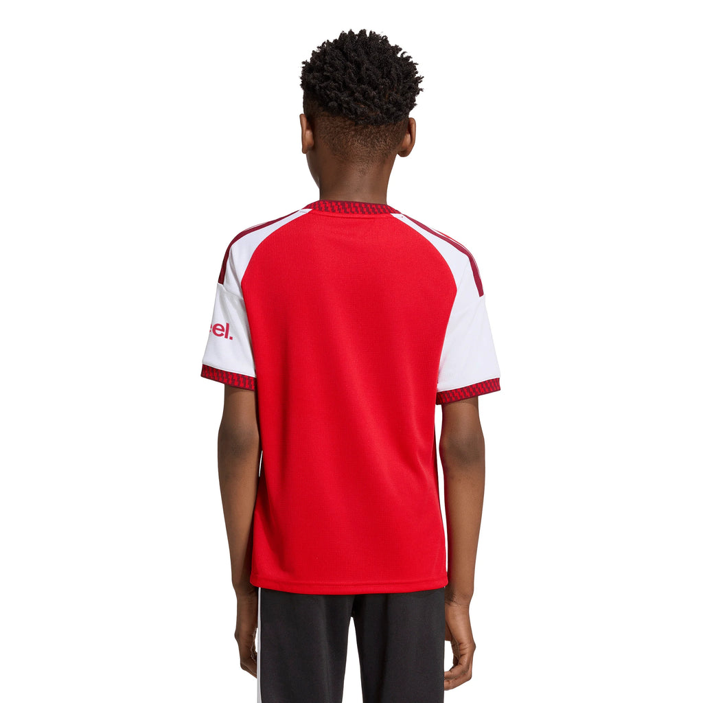 adidas Arsenal FC Home Youth Soccer Jersey 26 27 Red White