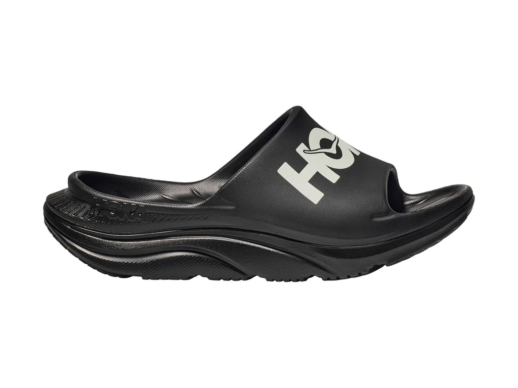 Sandalias HOKA Ora Athletic Slide Negro Blanco para Hombre