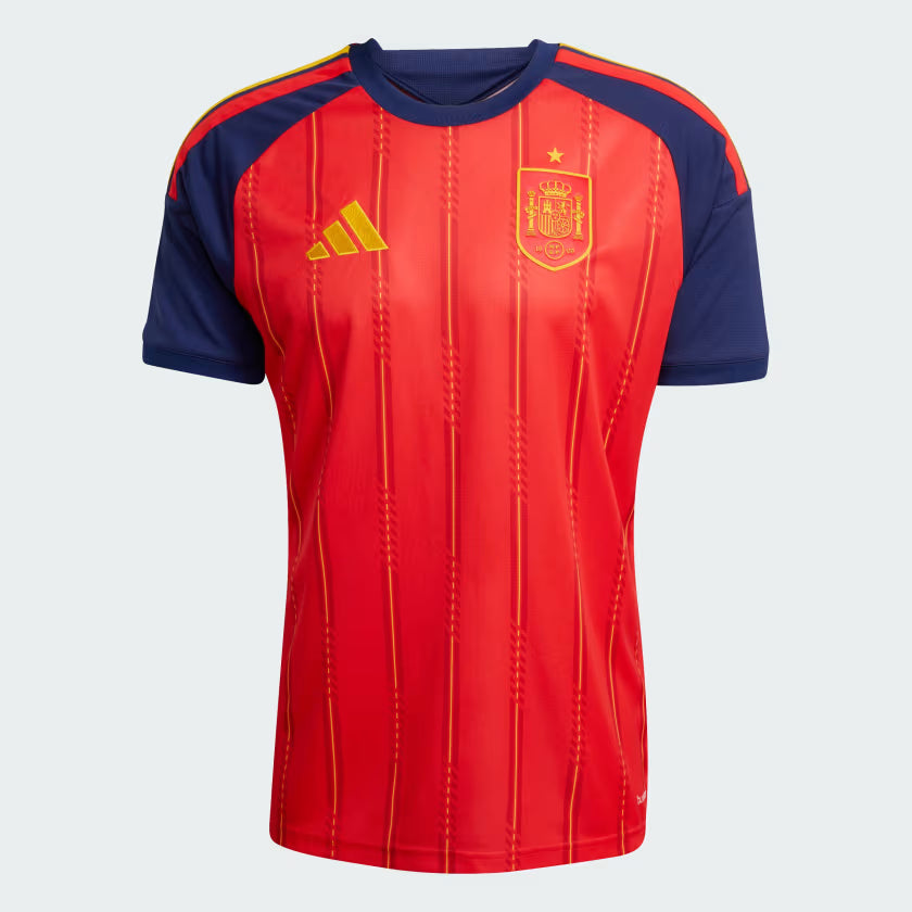 adidas Spain Home Mens Soccer Jersey 26 Red