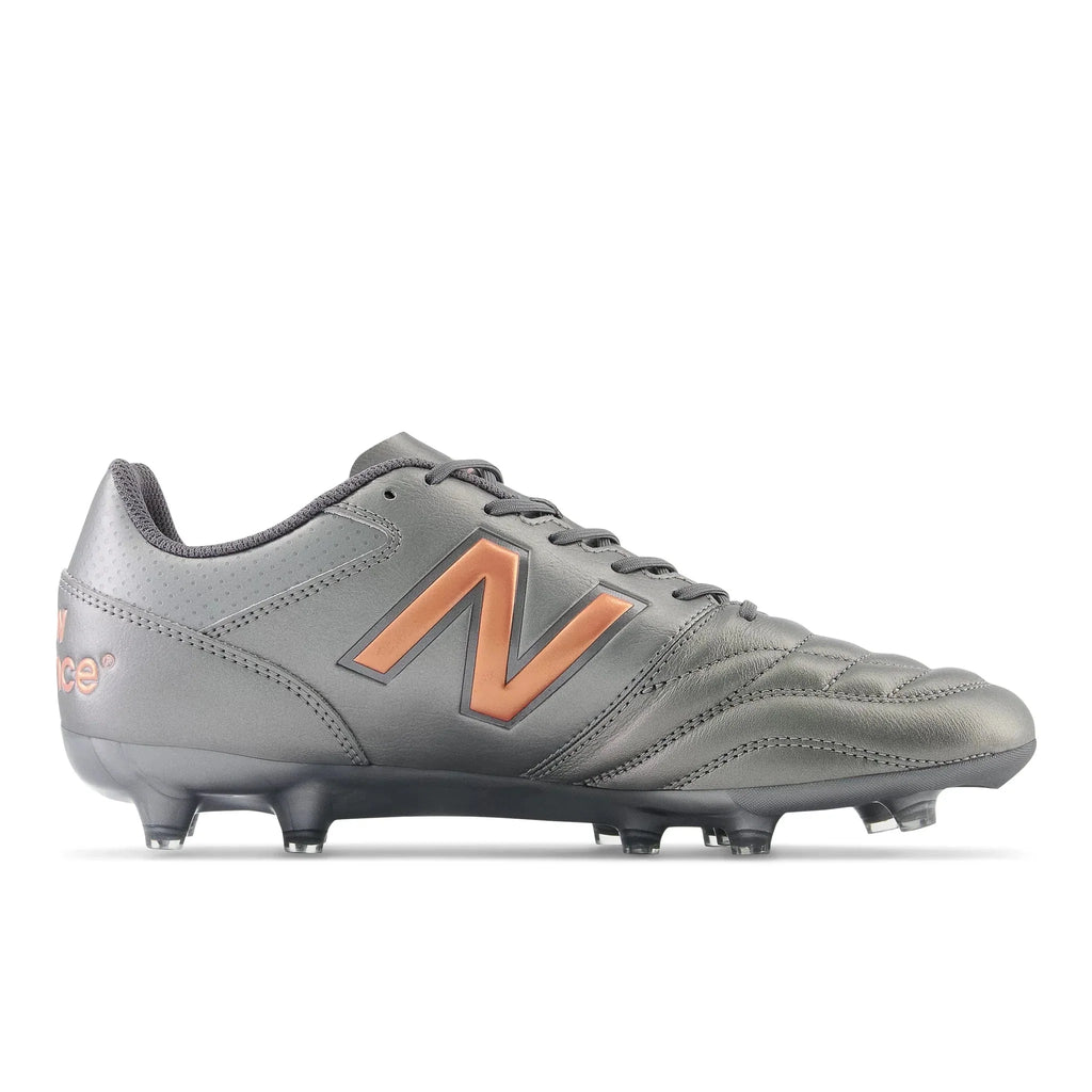 New Balance 442 V2 Team FG Firm Ground Soccer Cleats Silver