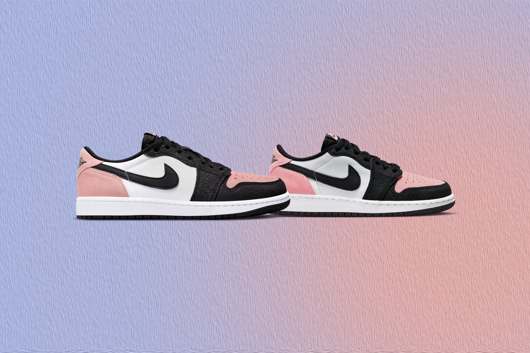 Air Jordan 1 Low OG GS Black Bleached Coral White