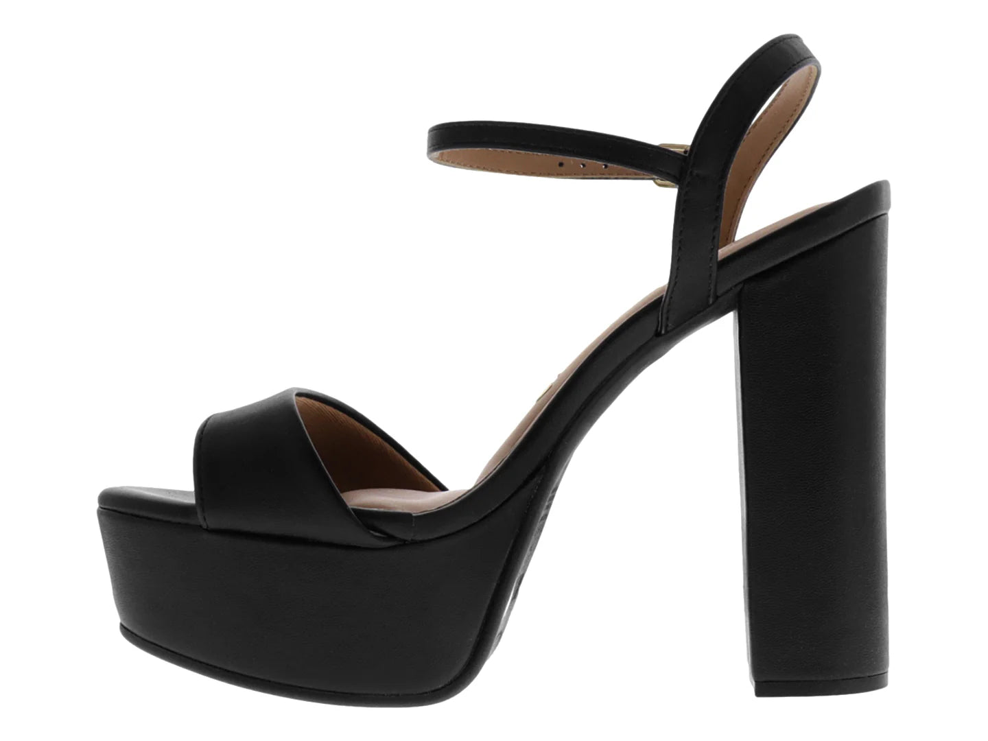 Sandalias Vizzano Tacón Cuadrado Negro para Mujer