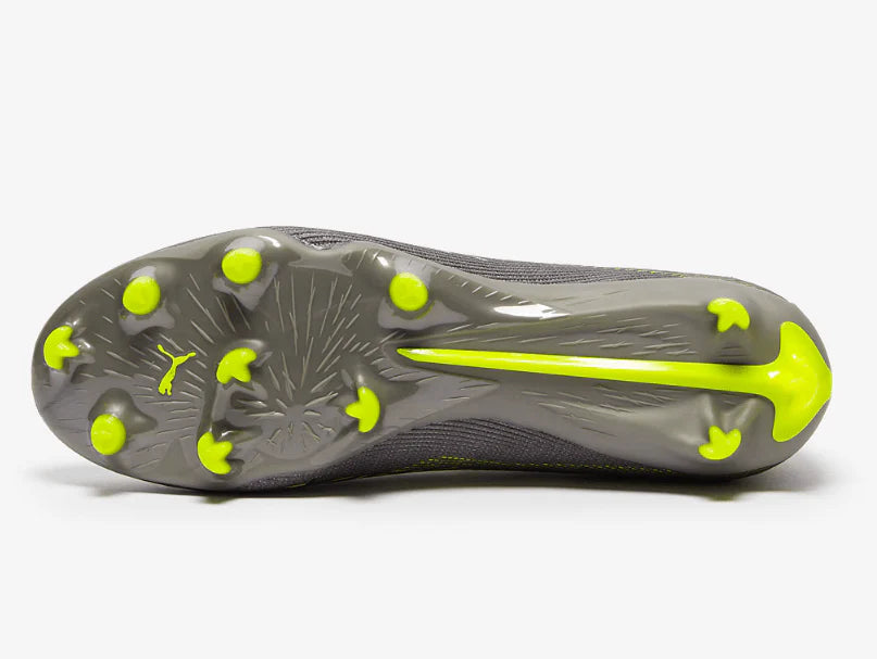 PUMA Ultra 5 Pro FG AG Firm Multi Ground Soccer Cleats Silver