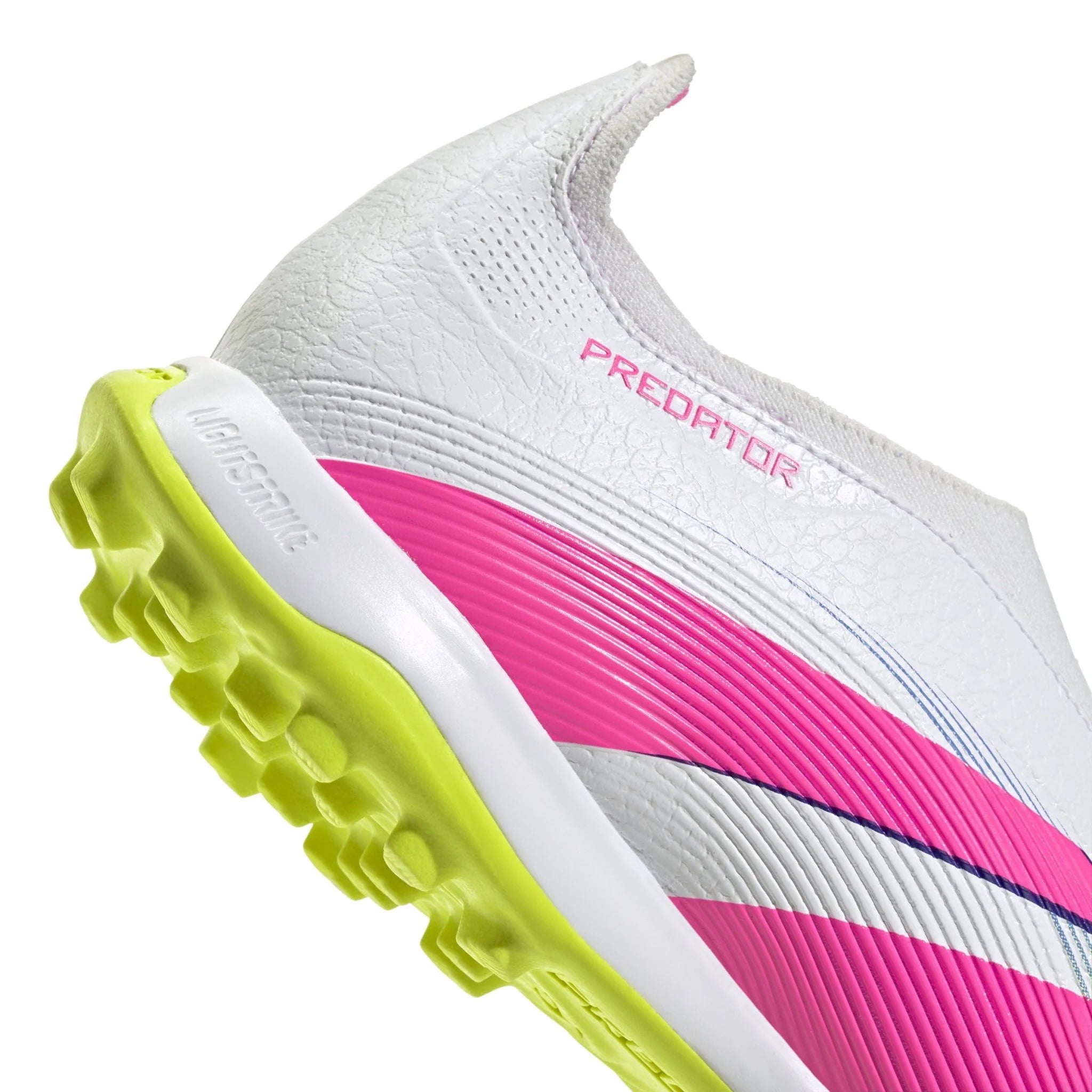 adidas Predator League Laceless Turf Boots White Pink