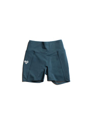 Nike Womens Medium Support High Waisted 5 Biker Shorts with Pockets