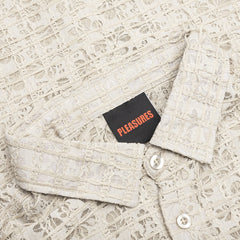 Lacy Button Down Tan