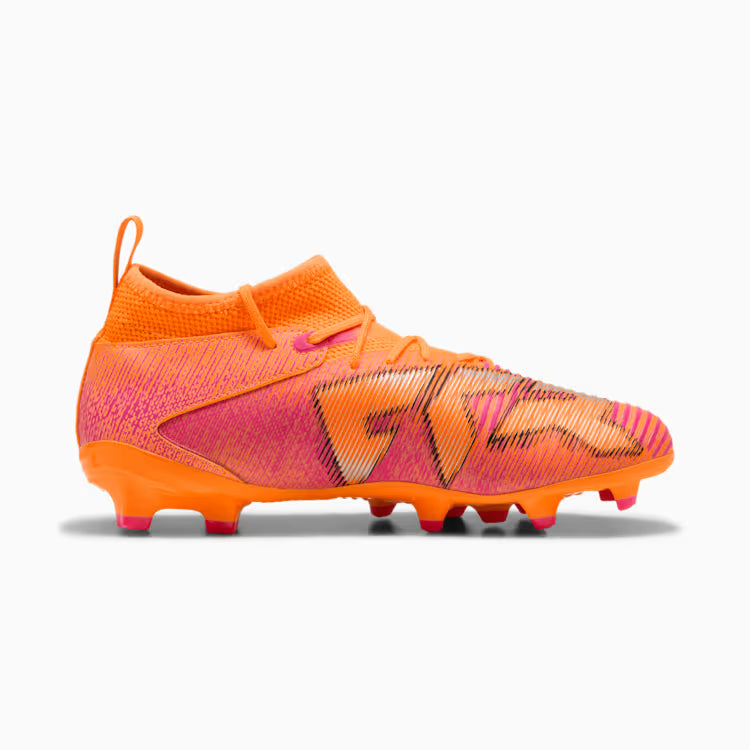 PUMA Future 8 Match FG AG Youth Soccer Cleats Orange Black