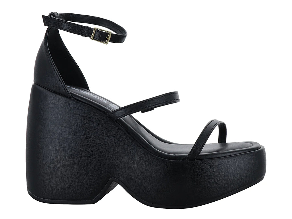 Sandalias Plataforma Moleca Negro para Mujer