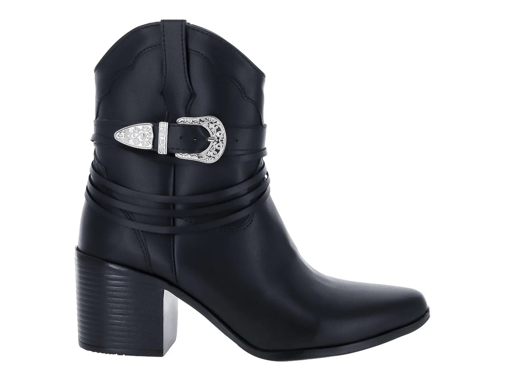 Botines Luna Rosa Diva Negros para Mujer