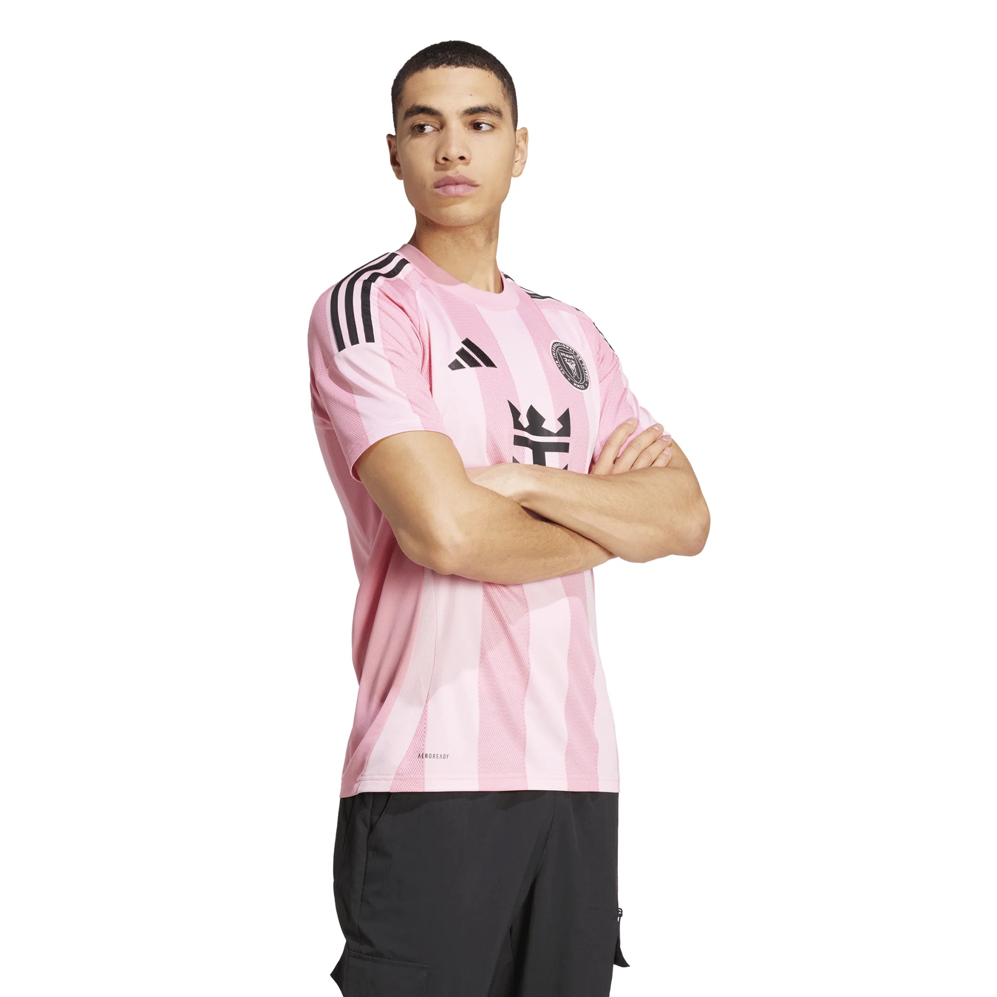 adidas Mens Inter Miami CF Home Jersey 25 26 Pink