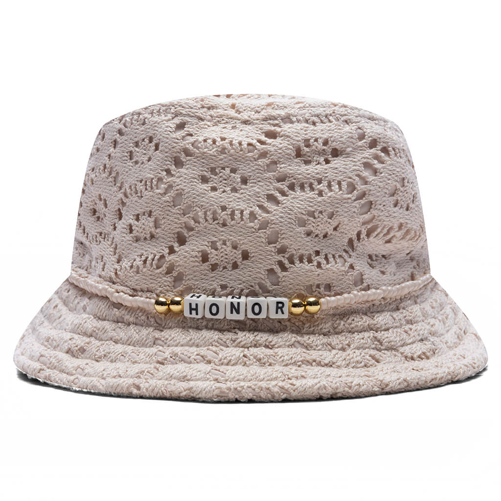 Friendship Crochet Bucket Hat Bone
