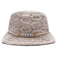 Friendship Crochet Bucket Hat Bone