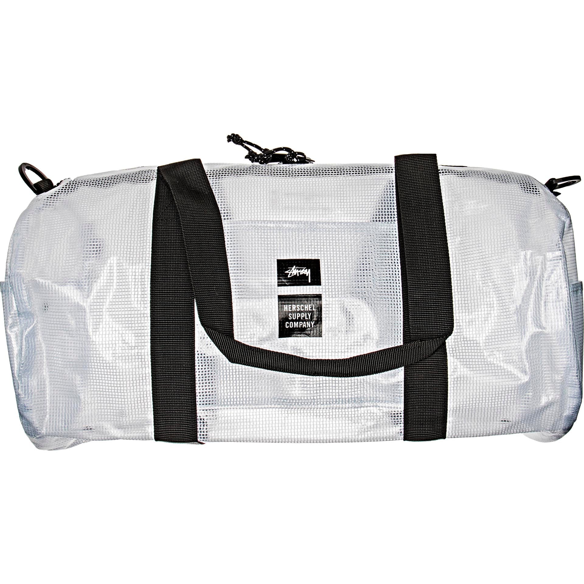 Stüssy X Herschel Clear Tarpaulin Duffle Clear