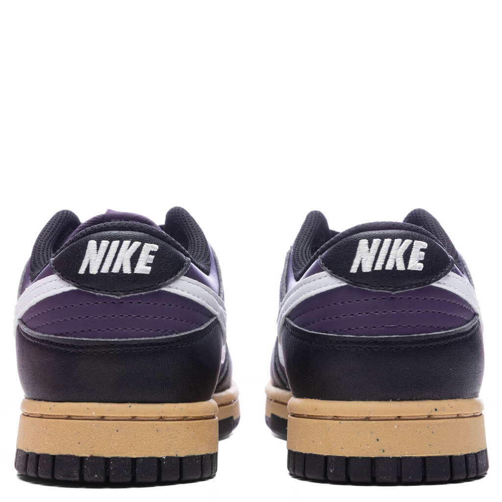 Womens Dunk Low Dark Raisin White Black