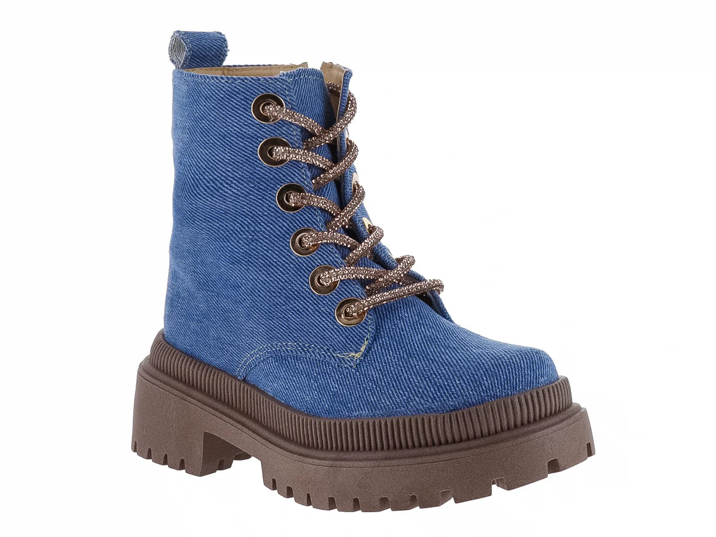 Botas Miroslava Mezclilla Color Cielo para Niña