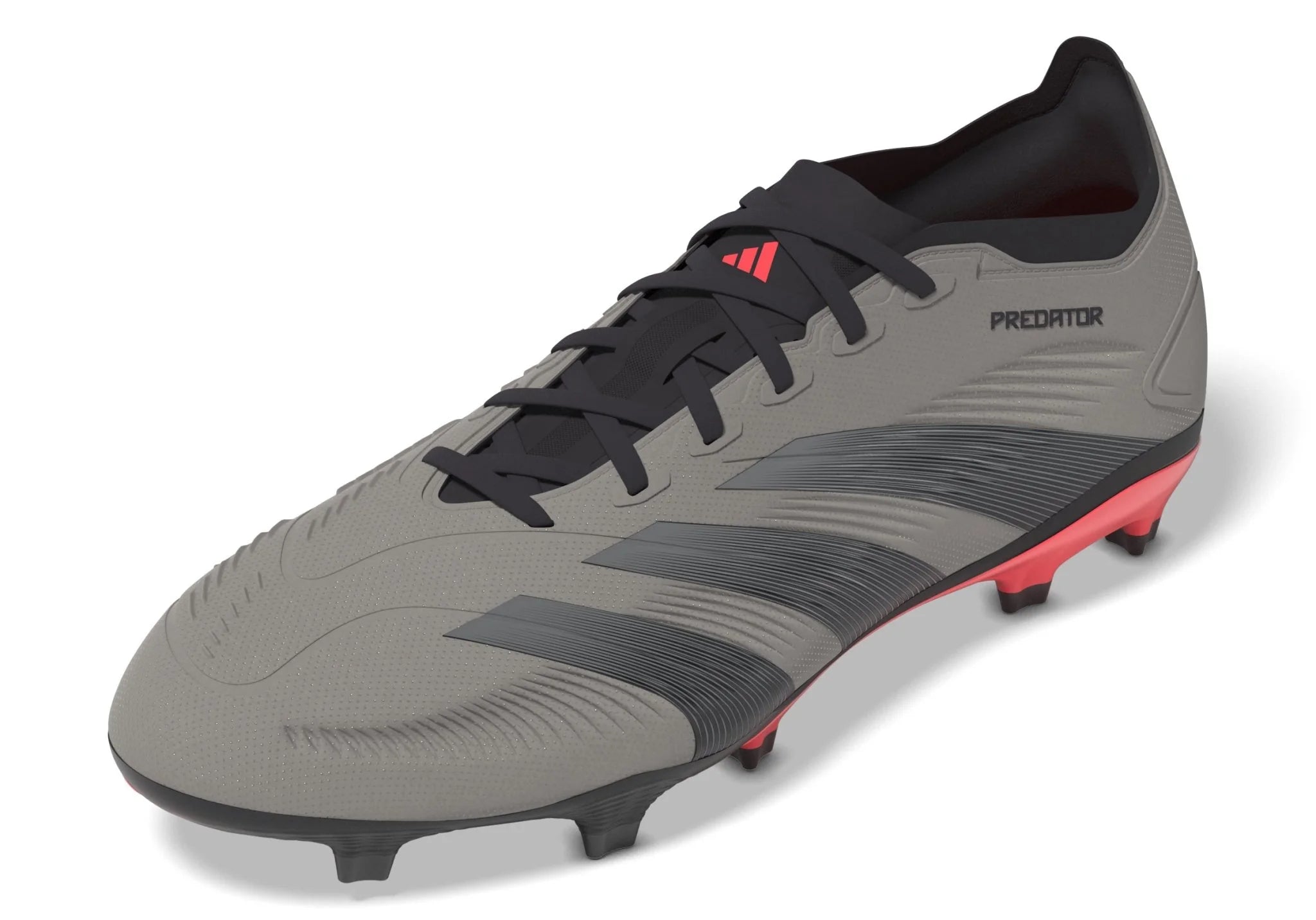 adidas Predator League FG Firm Ground Cleats Platinum Metallic Aurora Black Turbo