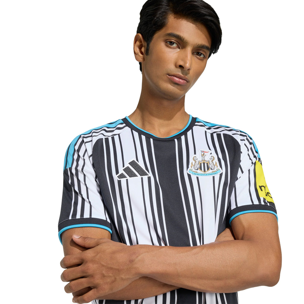 adidas Newcastle United FC Home Mens Soccer Jersey 26 27 Black White