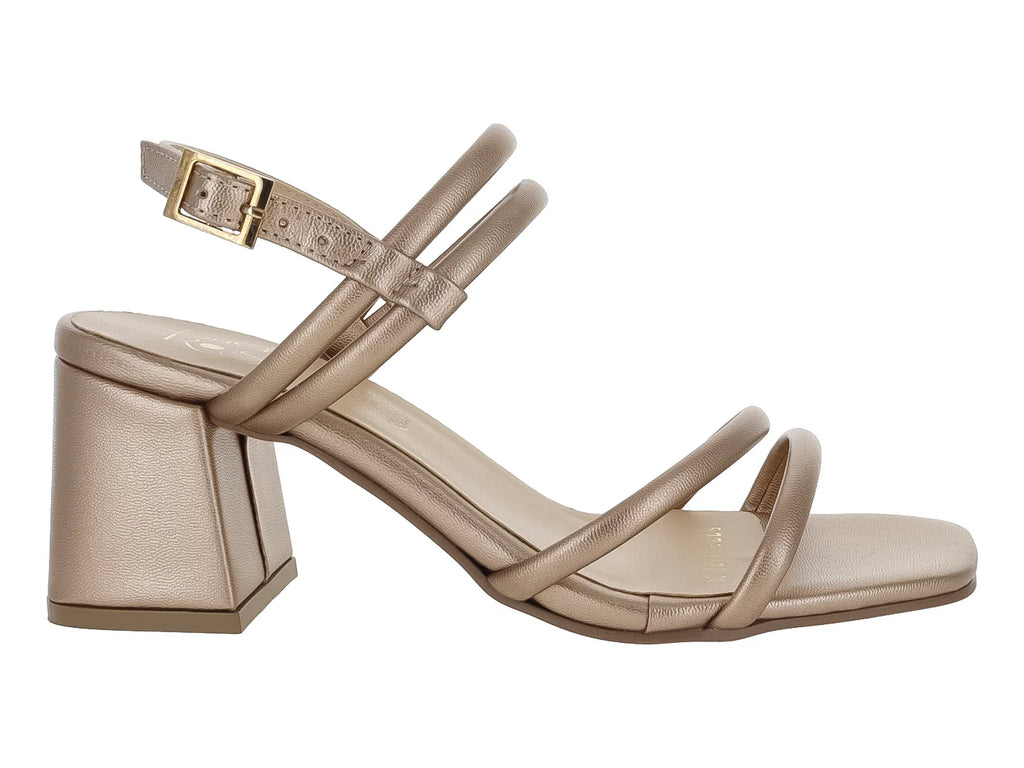 Sandalias Mirlo Oro Rosado para Mujer