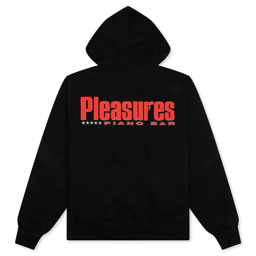 Piano Bar Hoodie Black