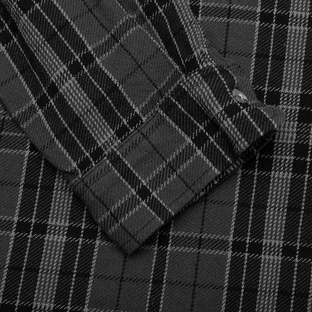 Stones Plaid Shirt Black