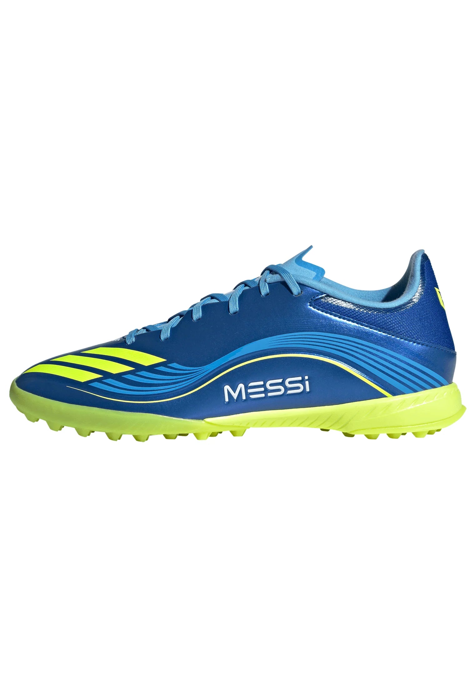 adidas F50 Messi League TF Mens Soccer Cleats Royal Blue Yellow Blue