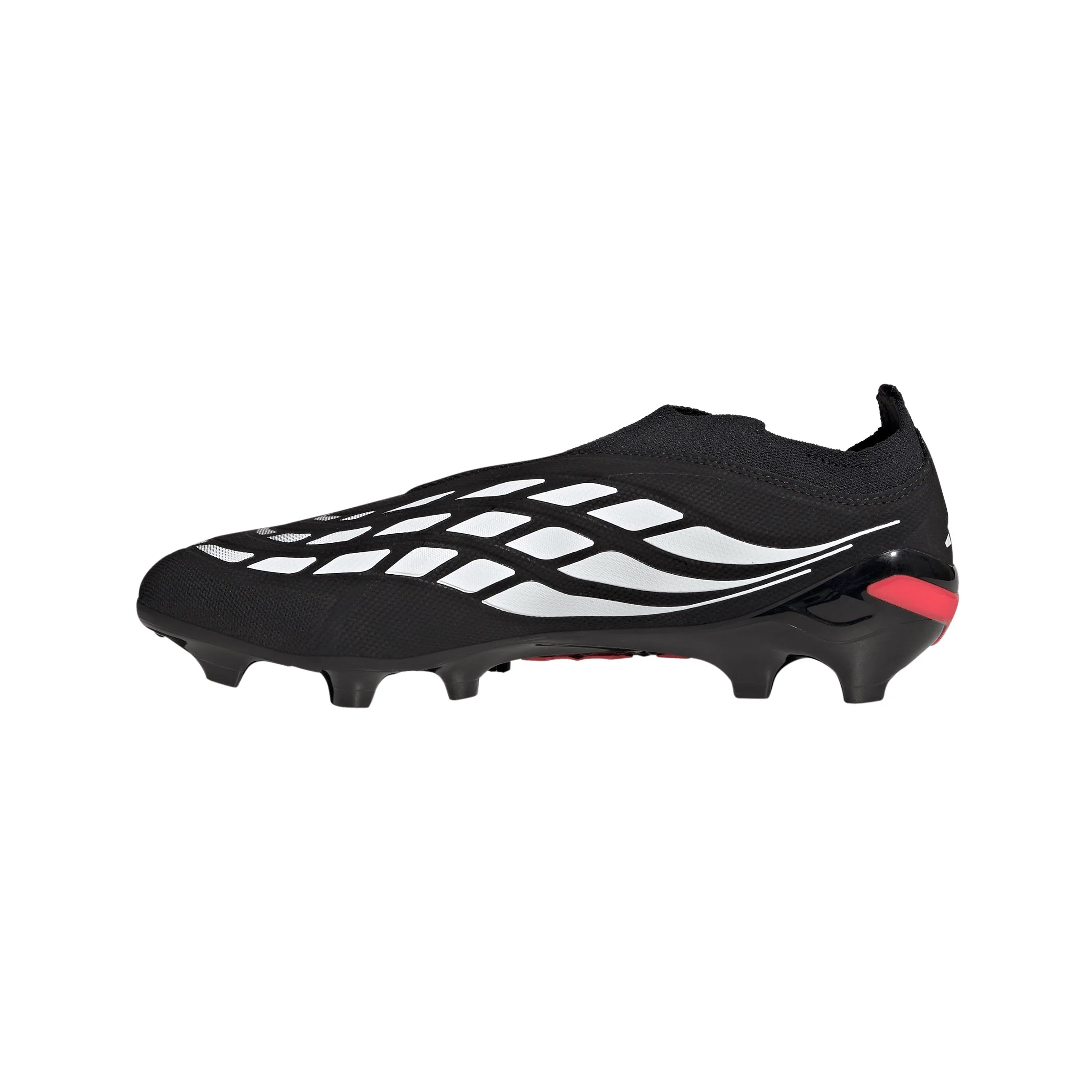 adidas Predator League Laceless FG Firm Ground Mens Soccer Cleats Black White