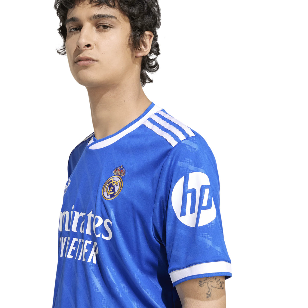 adidas Real Madrid Third Mens Soccer Jersey 25 26 Blue
