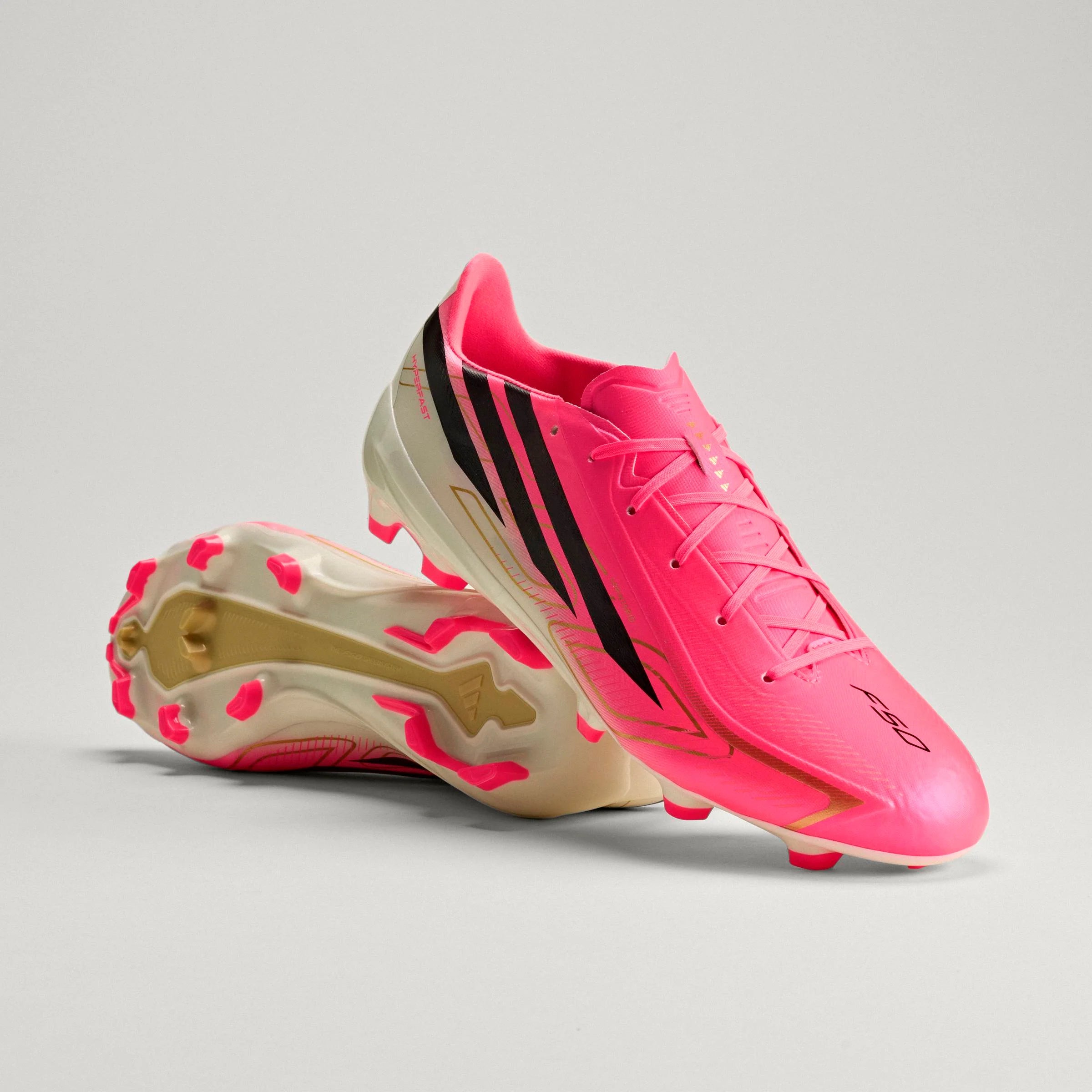 adidas F50 Hyperfast League Firm Ground Mens Soccer Cleats Turquesa Black Gold