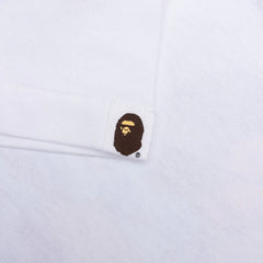 Kids ABC Camo Milo on Big Ape Tee White Black