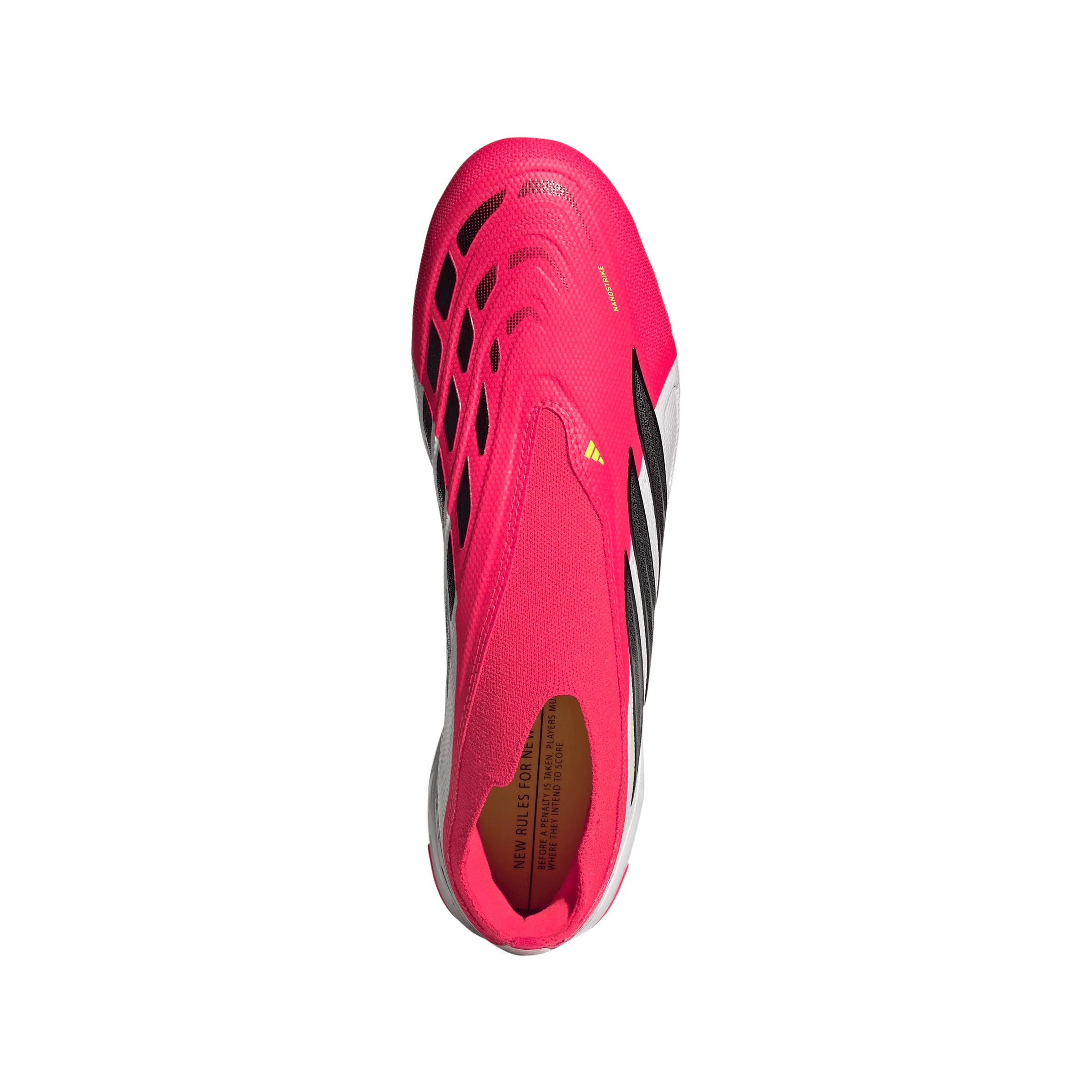 adidas Predator League Laceless FG Firm Ground Mens Soccer Cleats Red Black White
