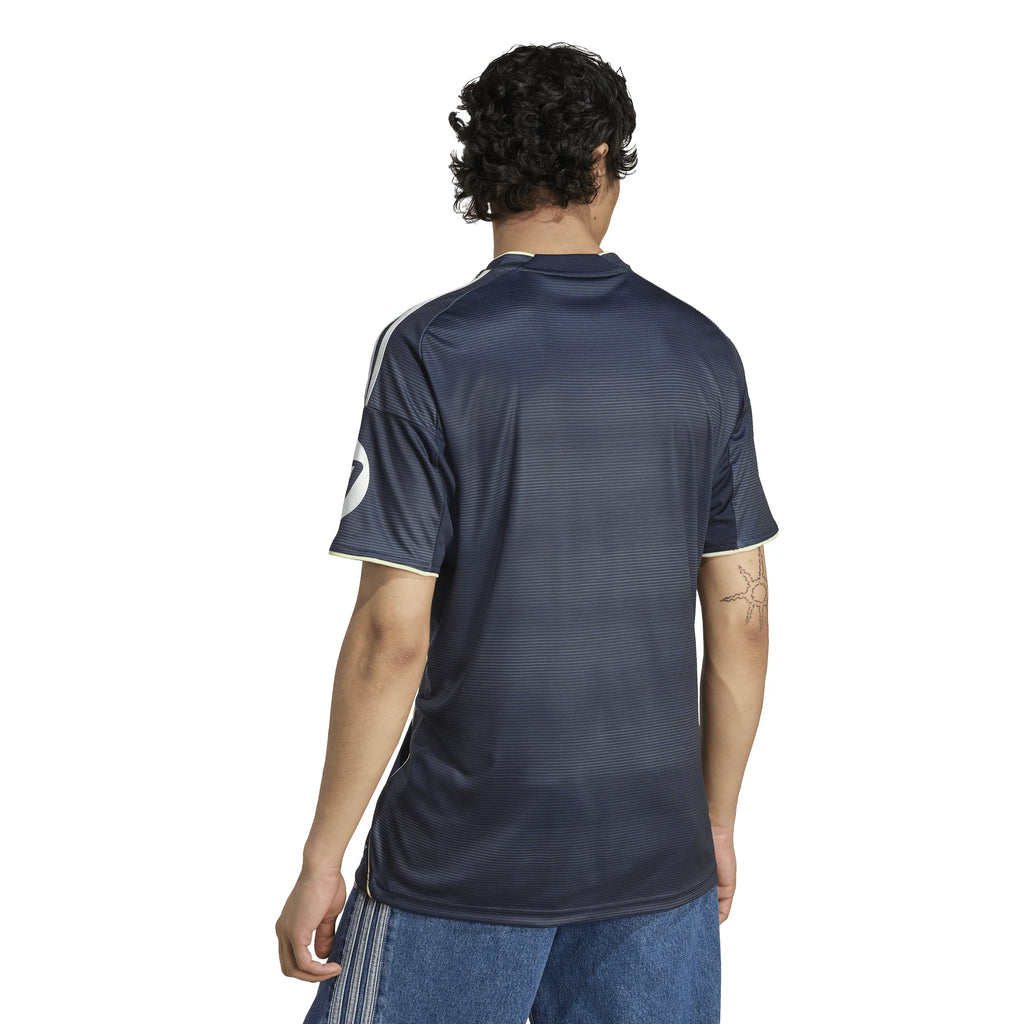 adidas Real Madrid Away Mens Soccer Jersey 25 26 Blue