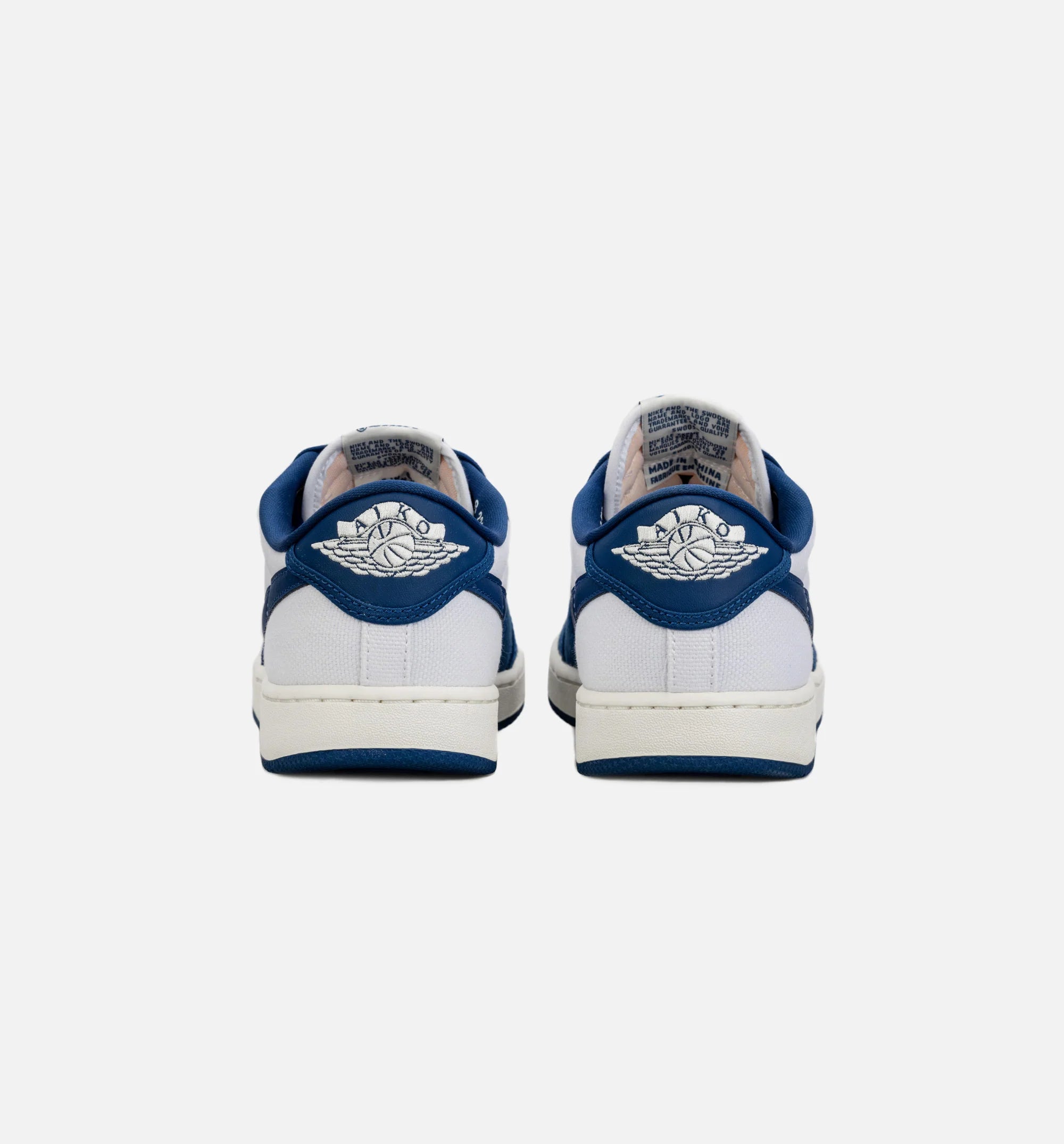 Air Jordan 1 KO Low Dark Royal Blue Mens Lifestyle Shoe White Blue