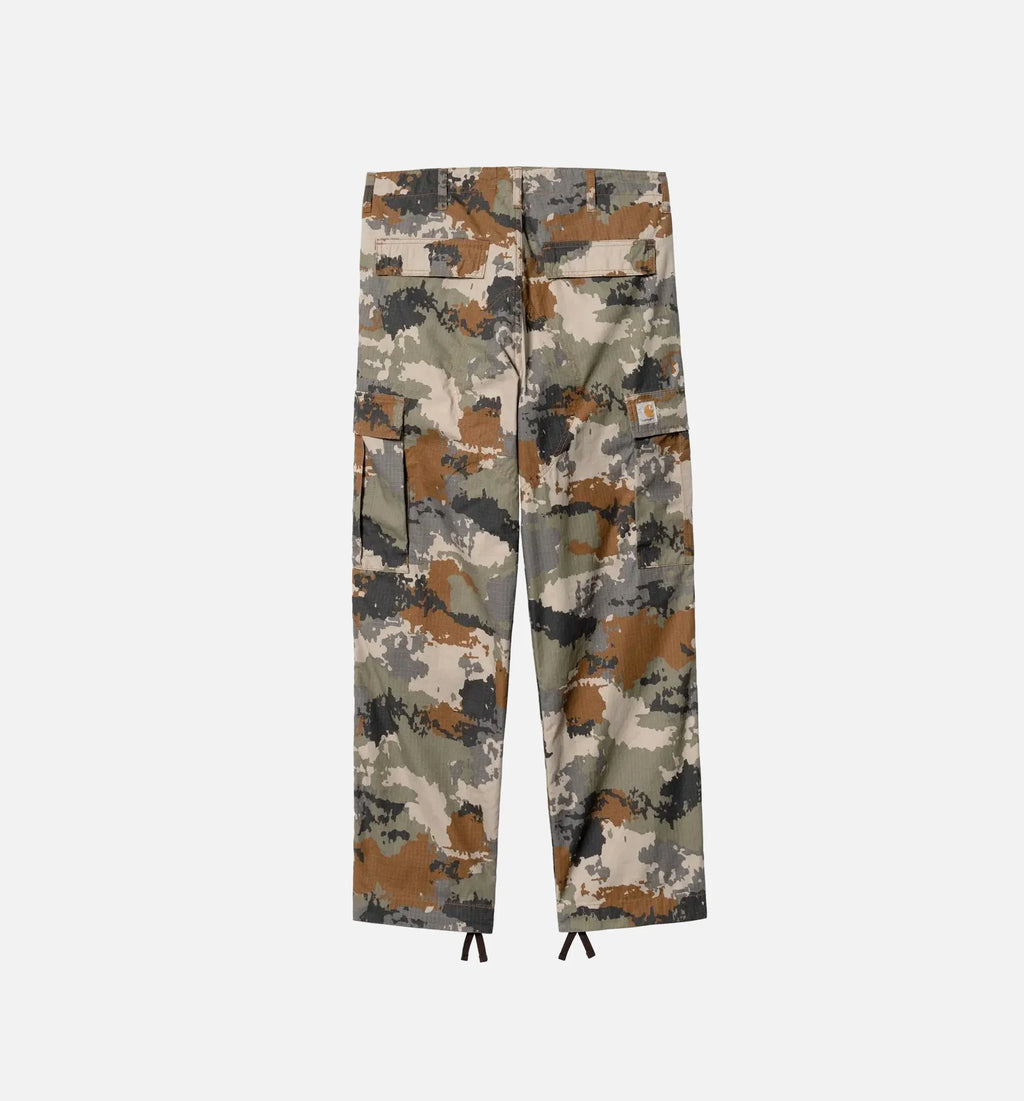 Regular Cargo Mens Pant Green Beige