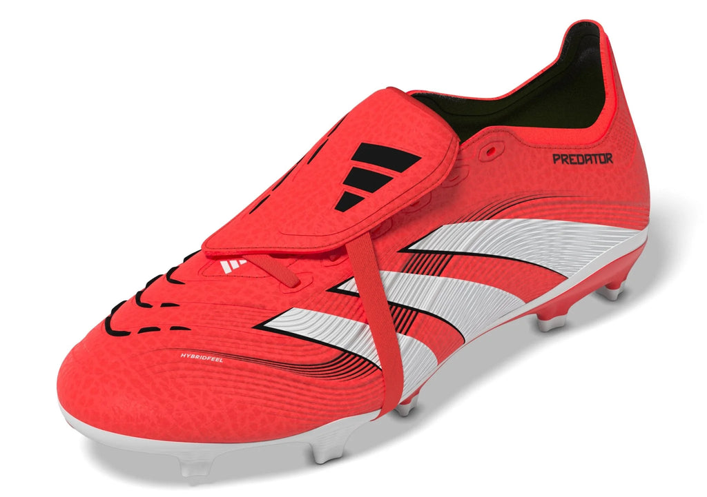 adidas Predator League Fold Over Tongue Firm Multi Ground Boots Red White