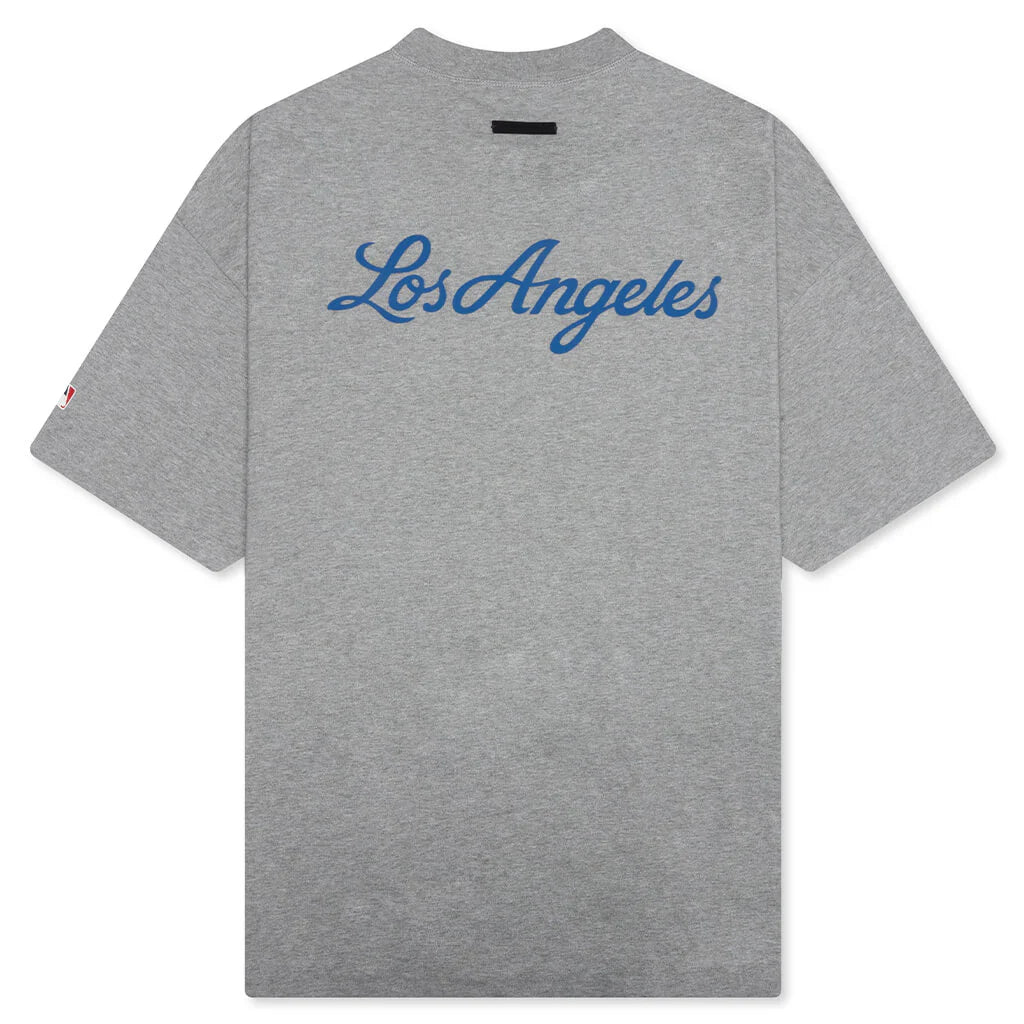 Fear of God Essentials x MLB Dodgers 90s Tee Concrete Heather