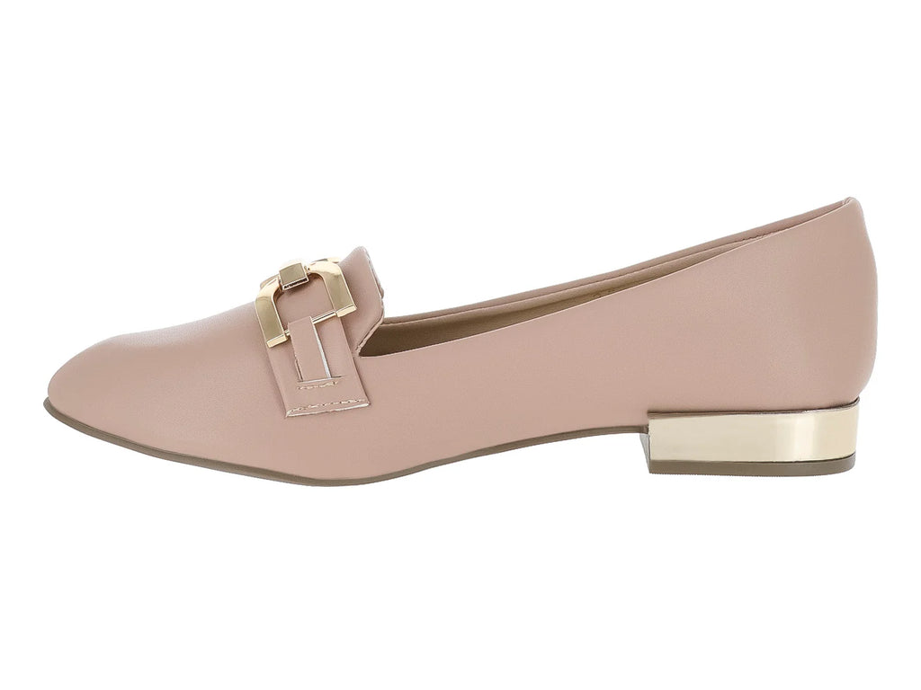 Zapatos Planos Luna Rosa Color Maquillaje para Mujer