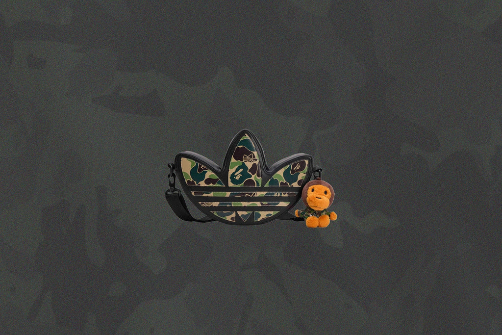 Adidas x BAPE Trefoil Shoulder Bag Black