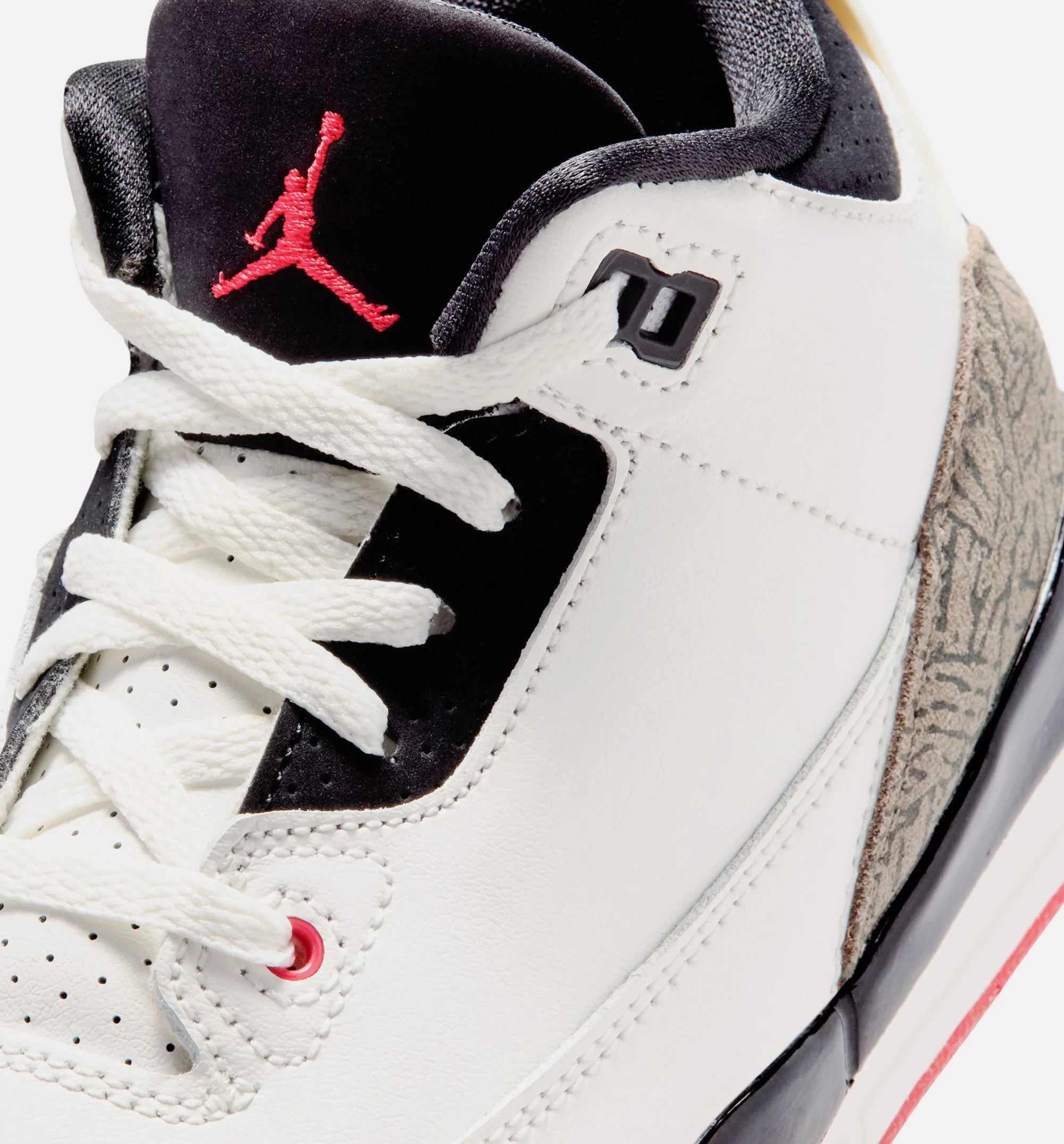 Air Jordan 3 Retro Sail and University Red Preschool Lifestyle Shoe Sail Black University Red Pale Ivory Free Shipping