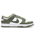 Womens Dunk Low White Medium Olive