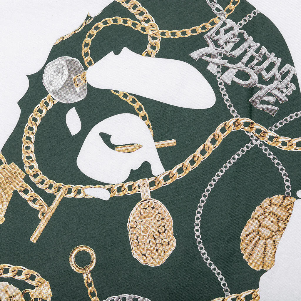 Bape Jewels by Bathing Ape Tee White