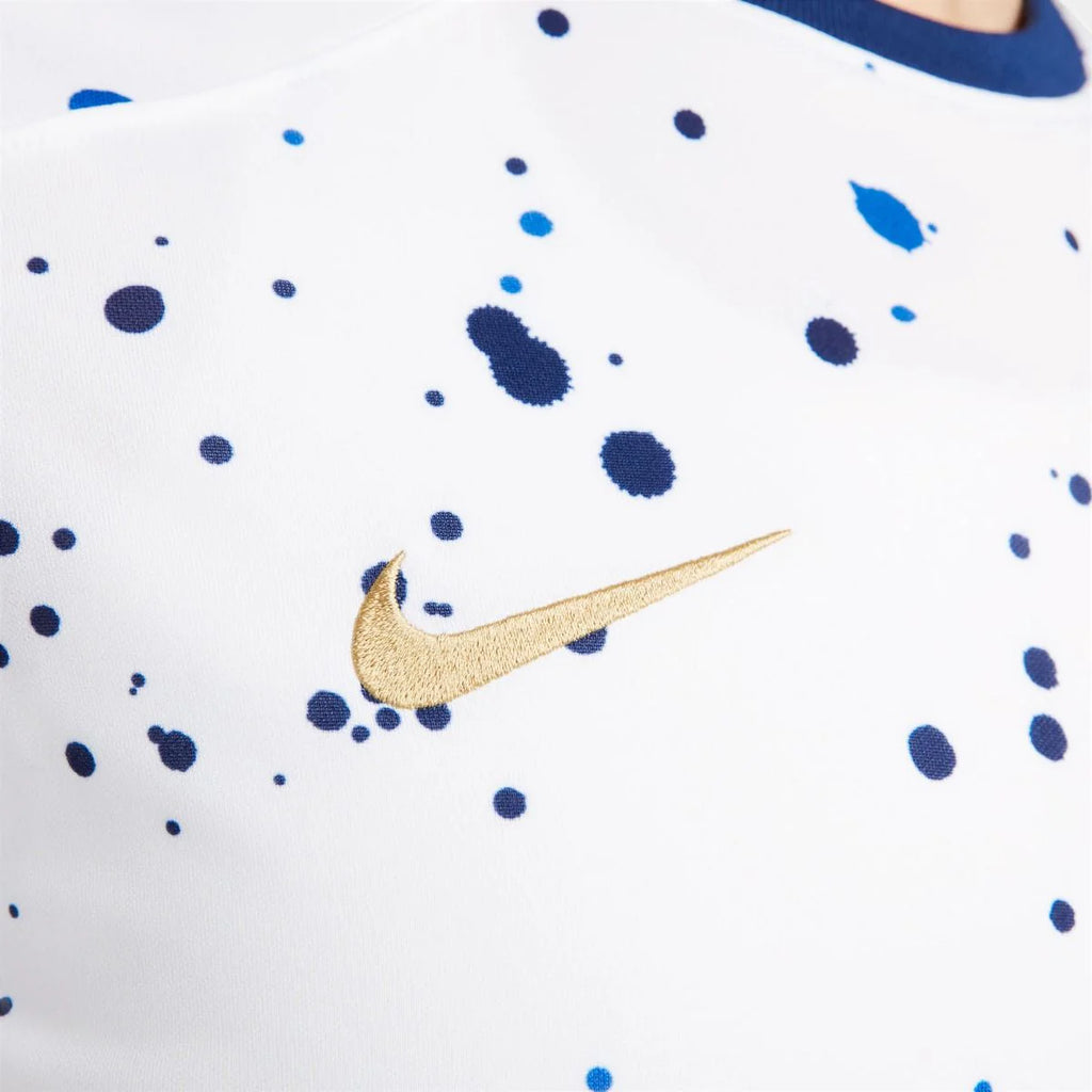 Nike USWNT 2023 Stadium Away Womens Jersey White Navy Gold