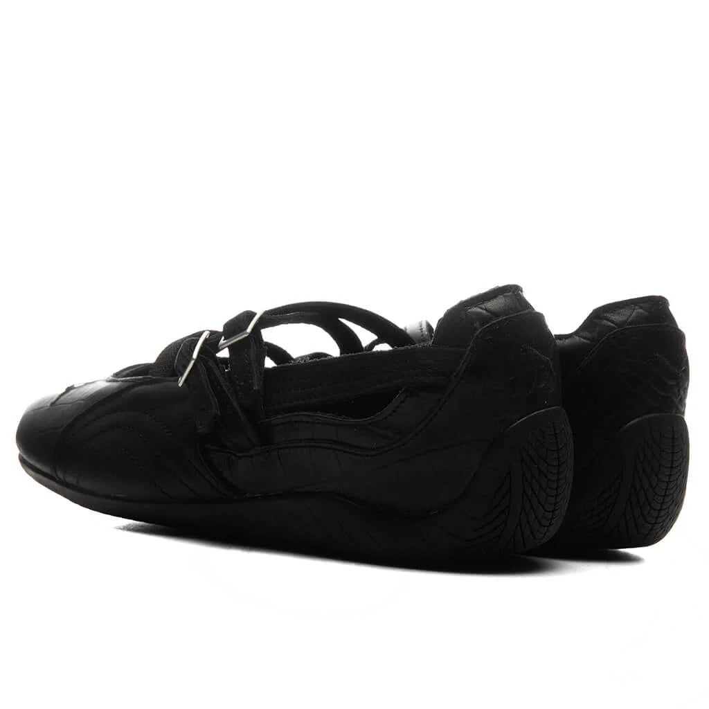 Womens Speedcat Ballet Croc PUMA Black Cool Dark Gray