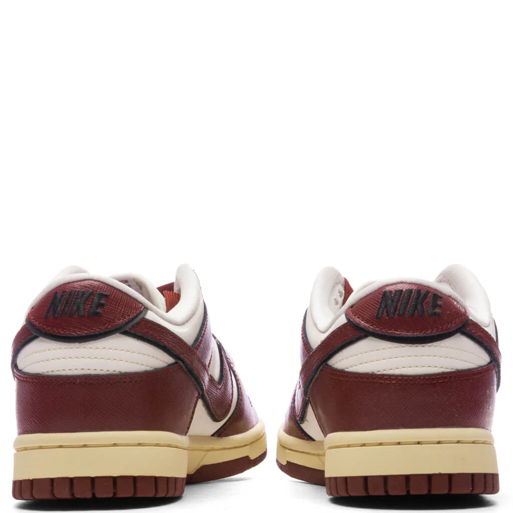 Womens Dunk Low SE Sisterhood Team Red Sail Team Red Black Muslin