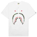 ABC Camo Shark Tee White Green