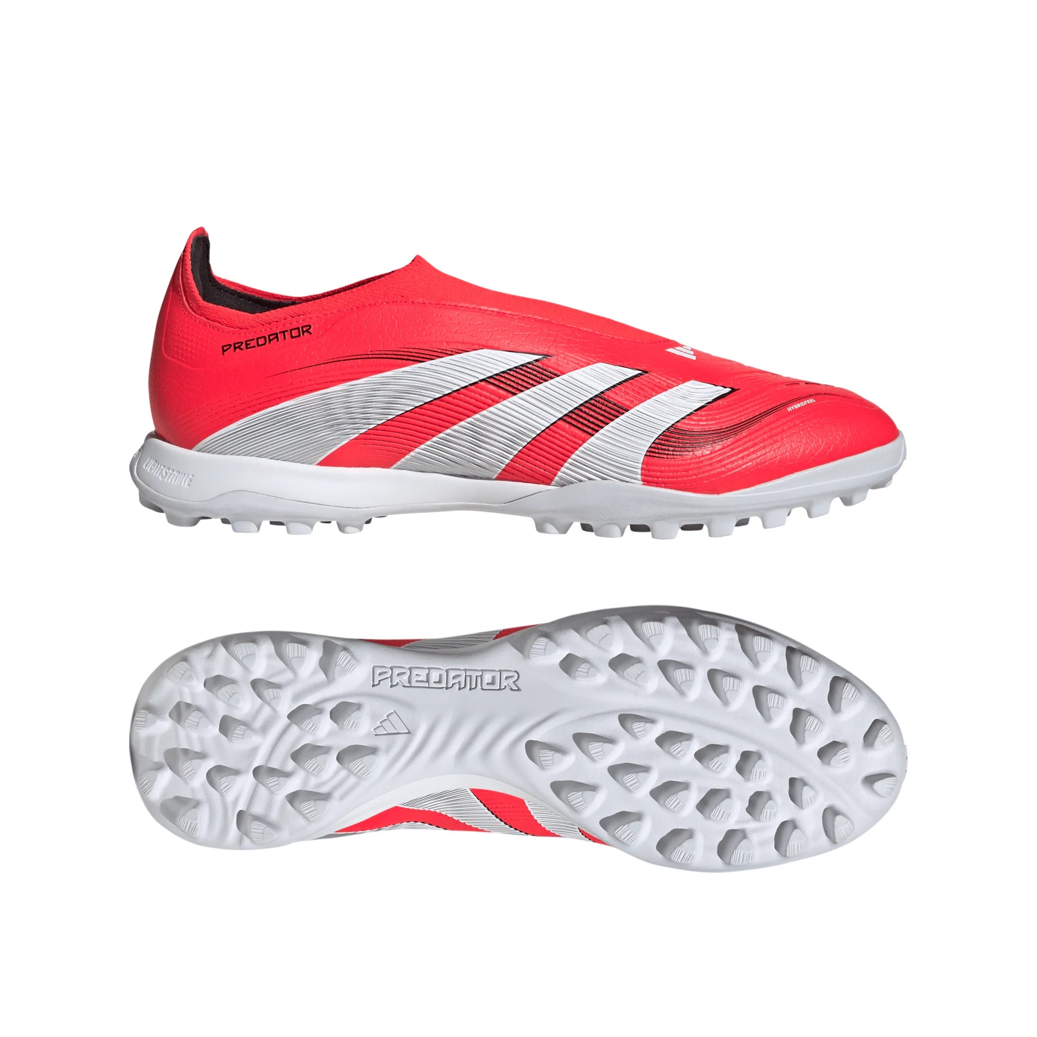 adidas Predator League Laceless Turf Boots Red White